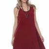 Jostar Stretchy Short Tank Dress-703BN-TRS1 Dresses