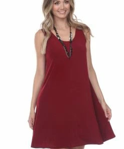 Jostar Stretchy Short Tank Dress-703BN-TRS1 Dresses