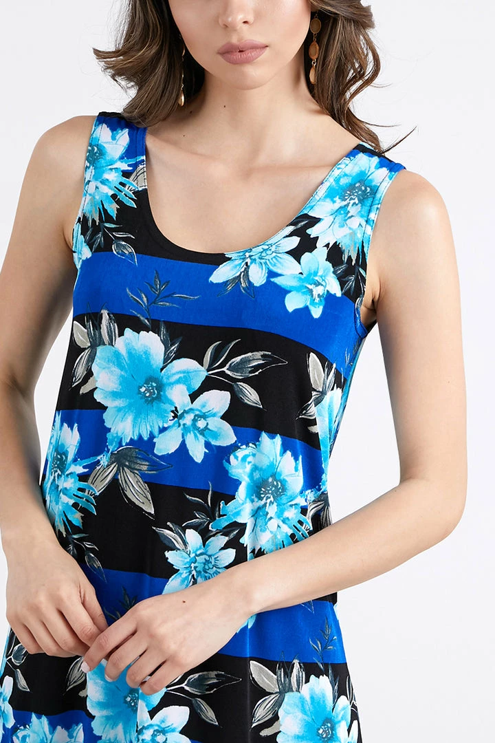 Jostar Women's Stretchy Missy Tank Dress Print Plus, 703BN-TXP1-W071