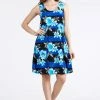 Jostar Women's Stretchy Missy Tank Dress Print Plus, 703BN-TXP1-W071