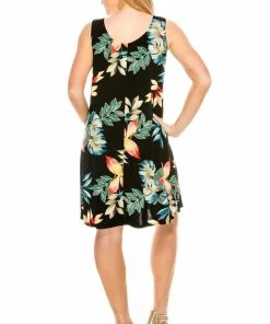 Jostar Women's Stretchy Missy Tank Dress Print Plus - 703BN-TXP1-W189