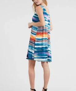 Jostar Women's Stretchy Missy Tank Dress Print-703BN-TRP1-W213