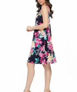 Jostar Women's Stretchy Missy Tank Dress Print-703BN-TRP1-W214 Dresses