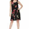 Jostar Women's Stretchy Missy Tank Dress Print Plus, 703BN-TXP-W215