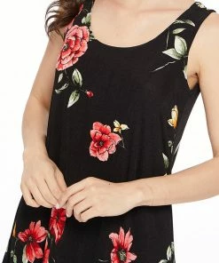 Jostar Women's Stretchy Missy Tank Dress Print-703BN-TRP1-W215 Dresses