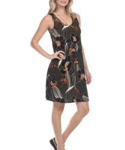 Jostar Women's Stretchy Missy Tank Dress Print Plus, 703BN-TXP-W239