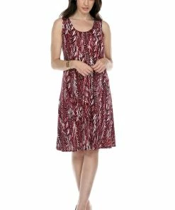 Jostar Women's Stretchy Missy Tank Dress Print Plus, 703BN-TXP-W247