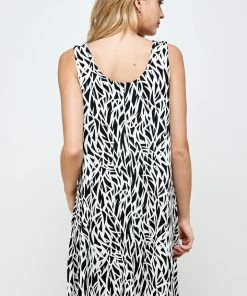 Jostar Women's Stretchy Missy Tank Dress Print, 703BN-TRP1-W289 Dresses