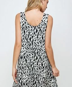 Plus Size Jostar Women's Stretchy Missy Tank Dress Print Plus, 703BN-TXP1-W289