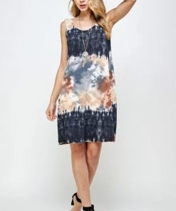 Dresses Jostar Women's Stretchy Missy Tank Dress Print-703BN-TRP1-W294