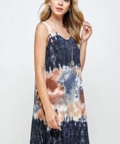 Dresses Jostar Women's Stretchy Missy Tank Dress Print-703BN-TRP1-W294