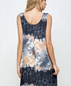 Dresses Jostar Women's Stretchy Missy Tank Dress Print-703BN-TRP1-W294