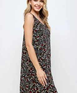 Jostar Women's Stretchy Missy Tank Dress Print Plus, 703BN-TXP-W295 Plus Size