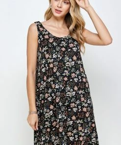 Jostar Women's Stretchy Missy Tank Dress Print Plus, 703BN-TXP-W296