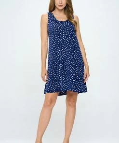 Dresses Jostar Women's Stretchy Missy Tank Dress Print-703BN-TRP1-W032