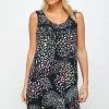 Jostar Women's Stretchy Missy Tank Dress Print Plus, 703BN-TXP-W300