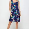 Jostar Women's Stretchy Missy Tank Dress Print-703BN-TRP1-W301