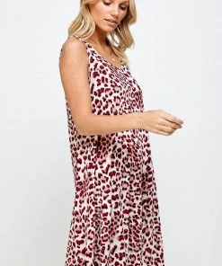 Jostar Women's Stretchy Missy Tank Dress Print-703BN-TRP1-W302 Dresses