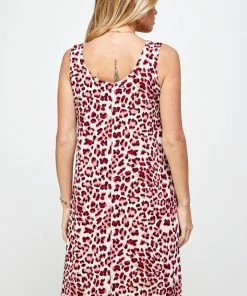 Jostar Women's Stretchy Missy Tank Dress Print Plus, 703BN-TXP-W302