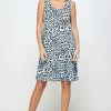 Jostar Women's Stretchy Missy Tank Dress Print Plus, 703BN-TXP-W302