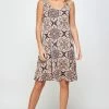Jostar Women's Stretchy Missy Tank Dress Print-703BN-TRP1-W303
