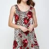 Jostar Women's Stretchy Missy Tank Dress Print Plus, 703BN-TXP-W307