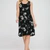 Jostar Women's Stretchy Missy Tank Dress Print Plus, 703BN-TXP-W308