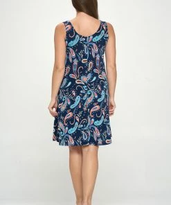 Dresses Jostar Women's Stretchy Missy Tank Dress Print-703BN-TRP1-W323
