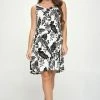 Jostar Women's Stretchy Missy Tank Dress Print-703BN-TRP1-W324 Short Length