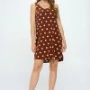 Jostar Online Dresses Stretchy Missy Tank Dress Print- 703BN-TRP1-W360