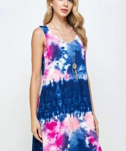 Dresses Jostar Women's Stretchy Missy Tank Dress Print-703BN-TRP1-W294