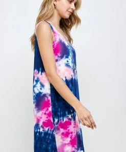 Dresses Jostar Women's Stretchy Missy Tank Dress Print-703BN-TRP1-W294