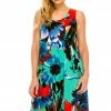 Short Length Jostar Women's Stretchy Missy Tank Dress Print-703BN-TRP1-W081