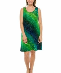 Jostar Women's Stretchy Missy Tank Dress Print-703BN-TRP1-W182