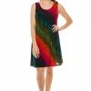 Jostar Women's Stretchy Missy Tank Dress Print-703BN-TRP1-W182