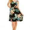Jostar Women's Stretchy Missy Tank Dress Print-703BN-TRP1-W189