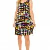 Jostar Women's Stretchy Missy Tank Dress Print-703BN-TRP1-W198 Short Length