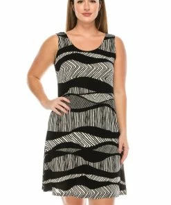 Jostar Women's Stretchy Missy Tank Dress Print-703BN-TRP1-W715