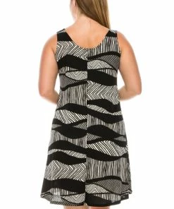 Jostar Women's Stretchy Missy Tank Dress Print-703BN-TRP1-W715