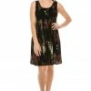 Jostar Women's Stretchy Missy Tank Dress Print-703BN-TRP1-W944 Short Length