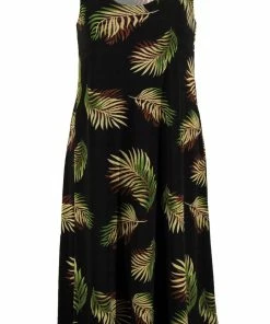 Jostar Women's Stretchy Missy Tank Dress Print Plus, 703BN-TXP-W002 Plus Size