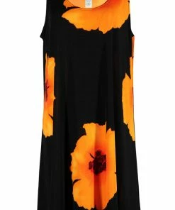 Jostar Women's Stretchy Missy Tank Dress Print Plus, 703BN-TXP-W113 Plus Size