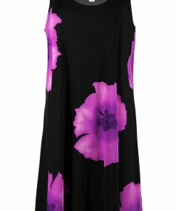 Jostar Women's Stretchy Missy Tank Dress Print Plus, 703BN-TXP-W113 Plus Size