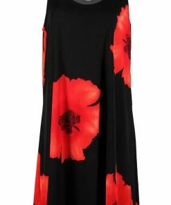 Jostar Women's Stretchy Missy Tank Dress Print Plus, 703BN-TXP-W113 Plus Size