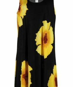 Jostar Women's Stretchy Missy Tank Dress Print Plus, 703BN-TXP-W113 Plus Size