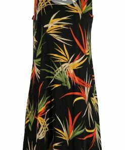 Short Length Jostar Women's Stretchy Missy Tank Dress Print Plus, 703BN-TXP-W679