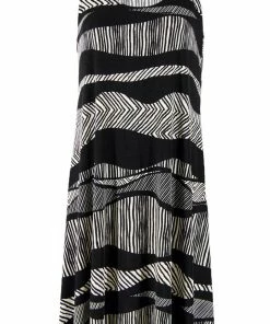 Jostar Women's Stretchy Missy Tank Dress Print Plus, 703BN-TXP-W715 Short Length