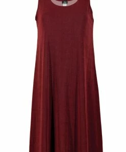 Jostar Women's Stretchy Tank Missy Dress Sleeveless Plus, 703BN-TX Plus Size