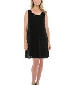 Jostar Stretchy Short Tank Dress-703BN-TRS1 Dresses