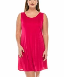 Jostar Stretchy Short Tank Dress-703BN-TRS1 Dresses